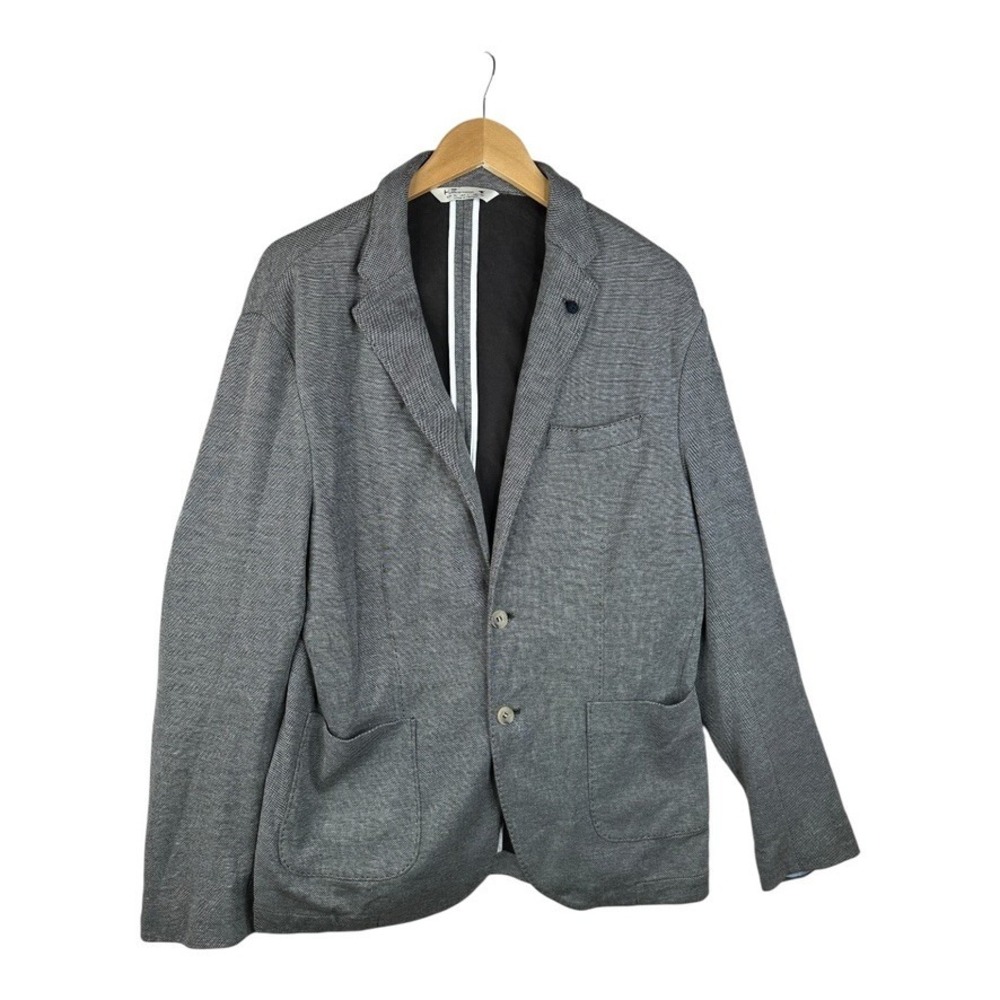 H.E. By‎ Mango Mens Sports Coat size Large Gray
